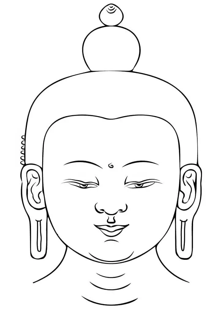 Der Kopf des Buddha