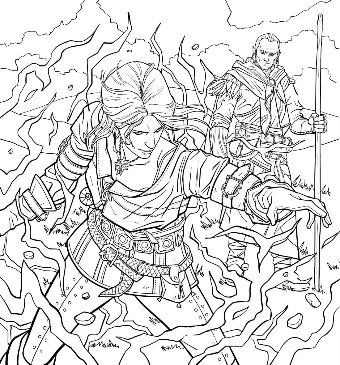 The Witcher to Color