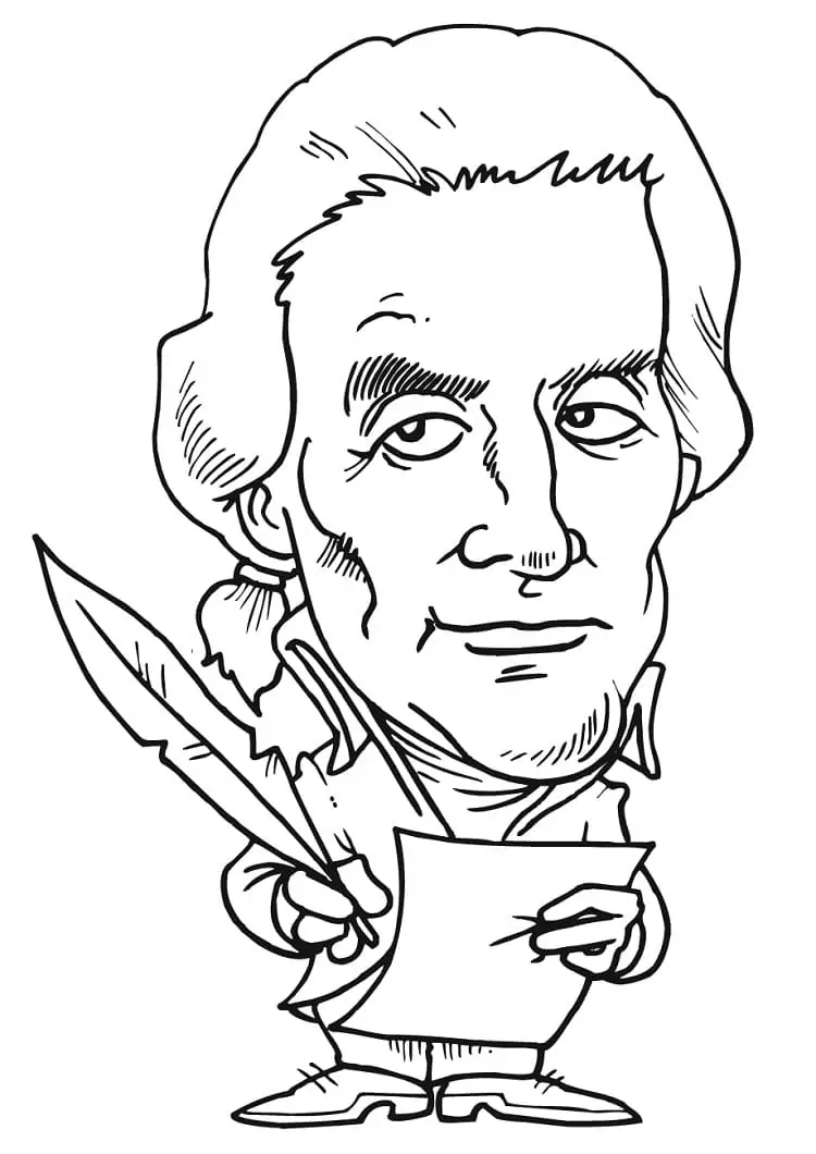 Thomas Jefferson Caricature