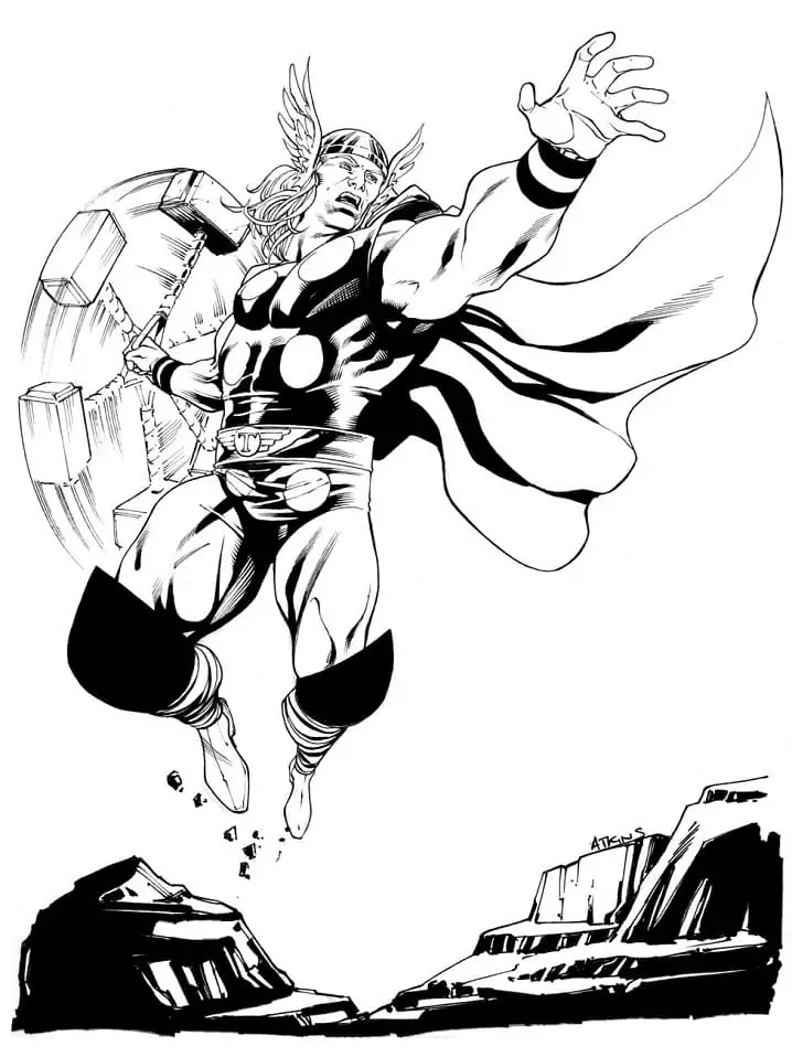 Thor with Mjolnir