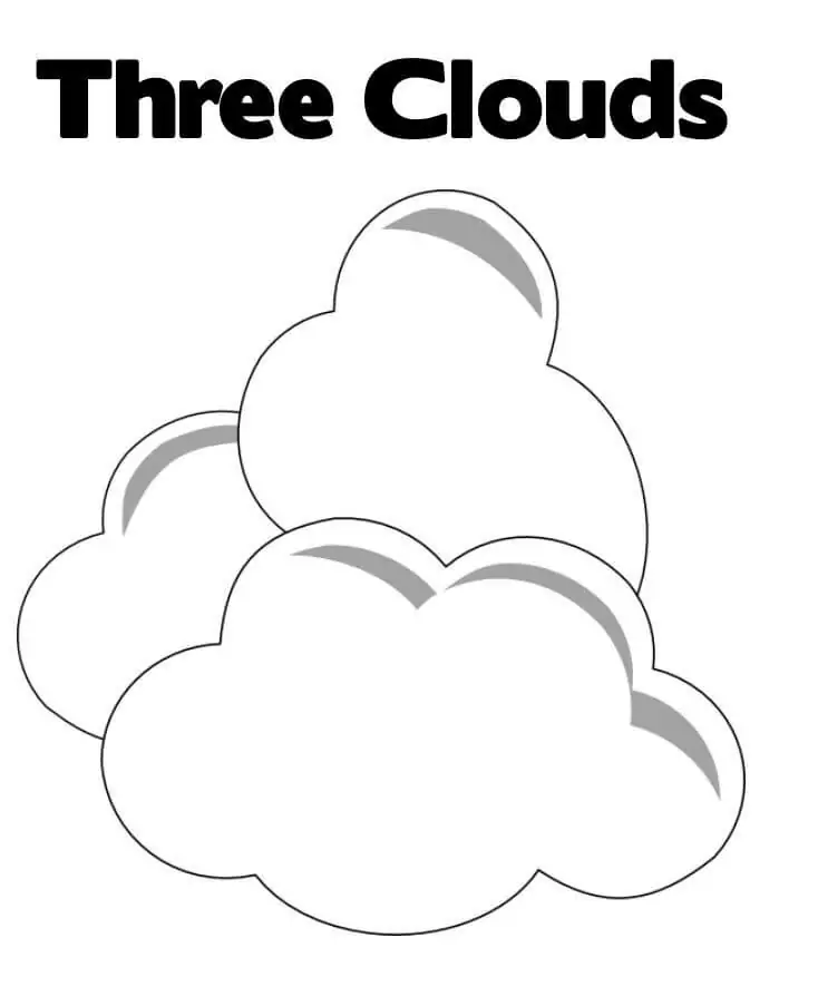 Drei Wolken