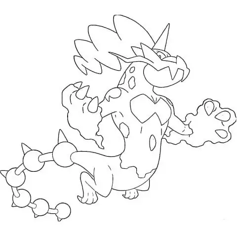 Thundurus Coloring Page