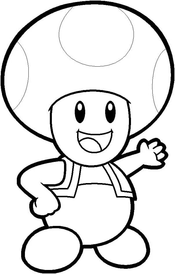 Toad from Mario Bros.