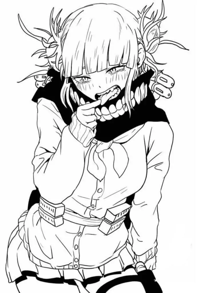 Toga Himiko of My Hero Academia - Coloring Pages