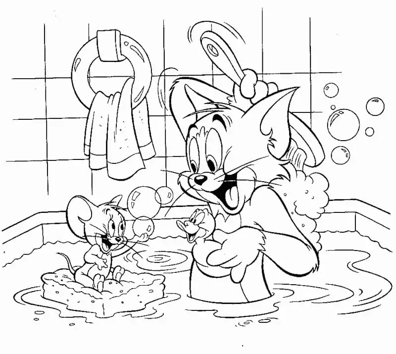 Tom And Jerry Practice Hygiene