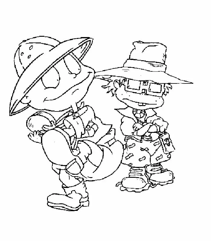 Tommy and Chuckie from Rugrats