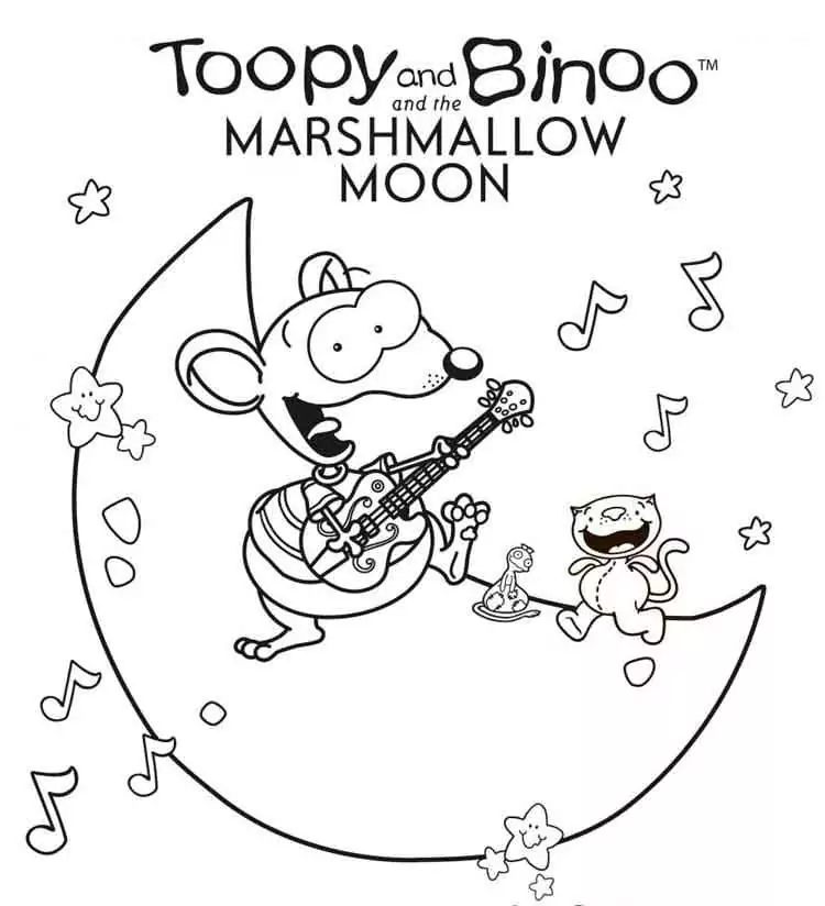Toopy and Binoo Playing Music