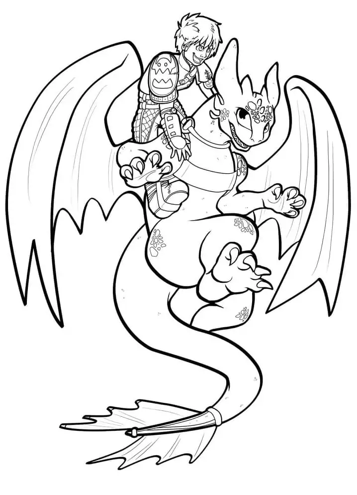 Toothless to Color