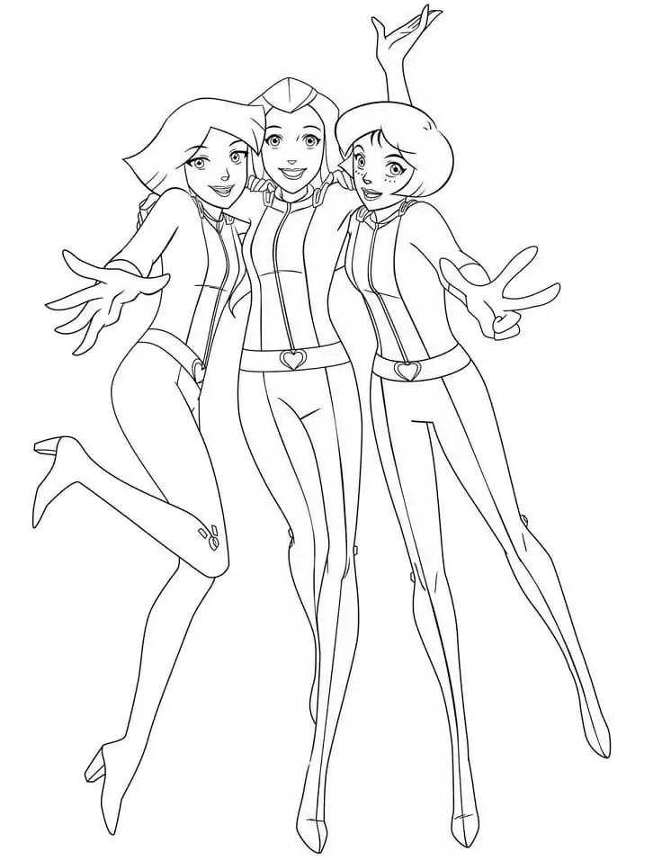 Totally Spies Printable