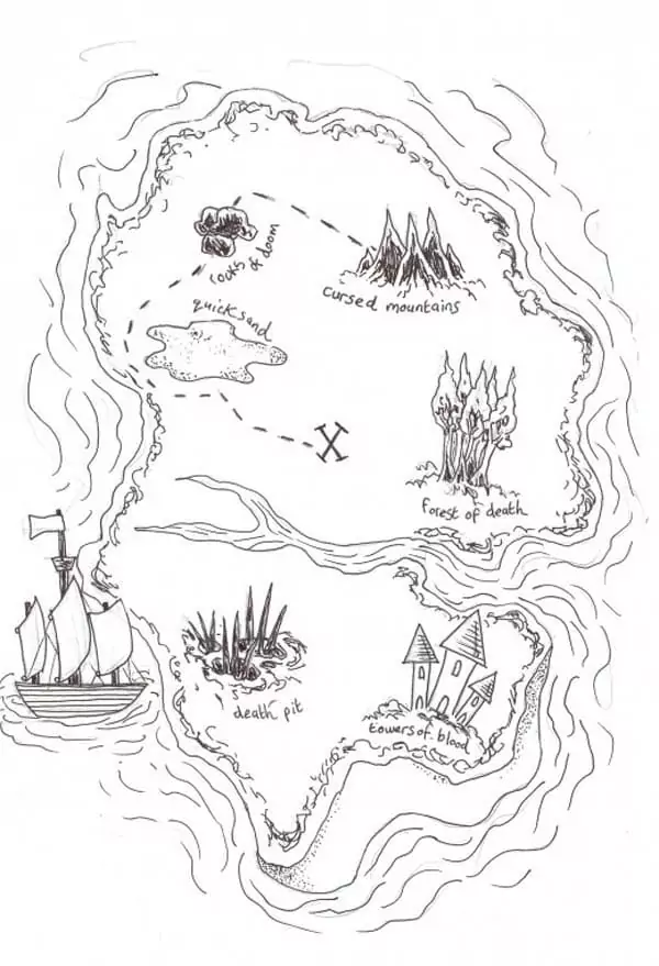 Treasure Map for Kid