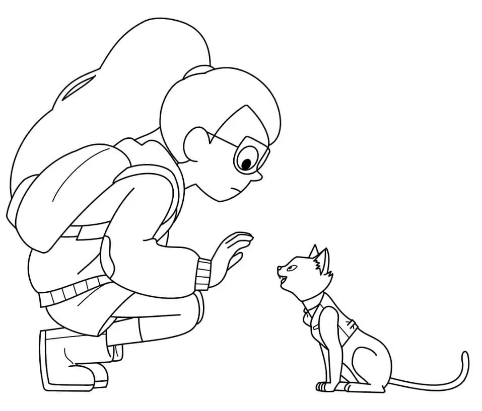 Tulip Olsen and Samantha from Infinity Train