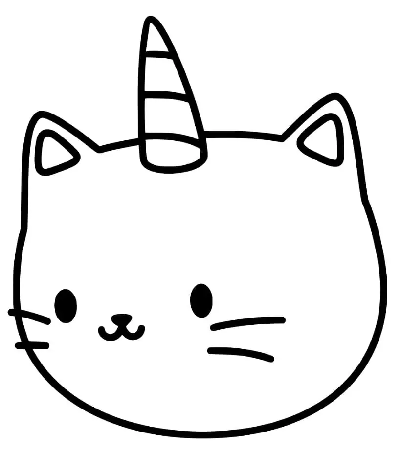 Unicorn Cat Head