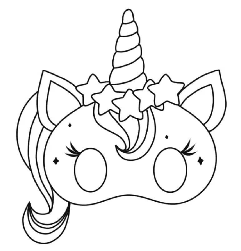 Free Unicorn Cat - Coloring Pages