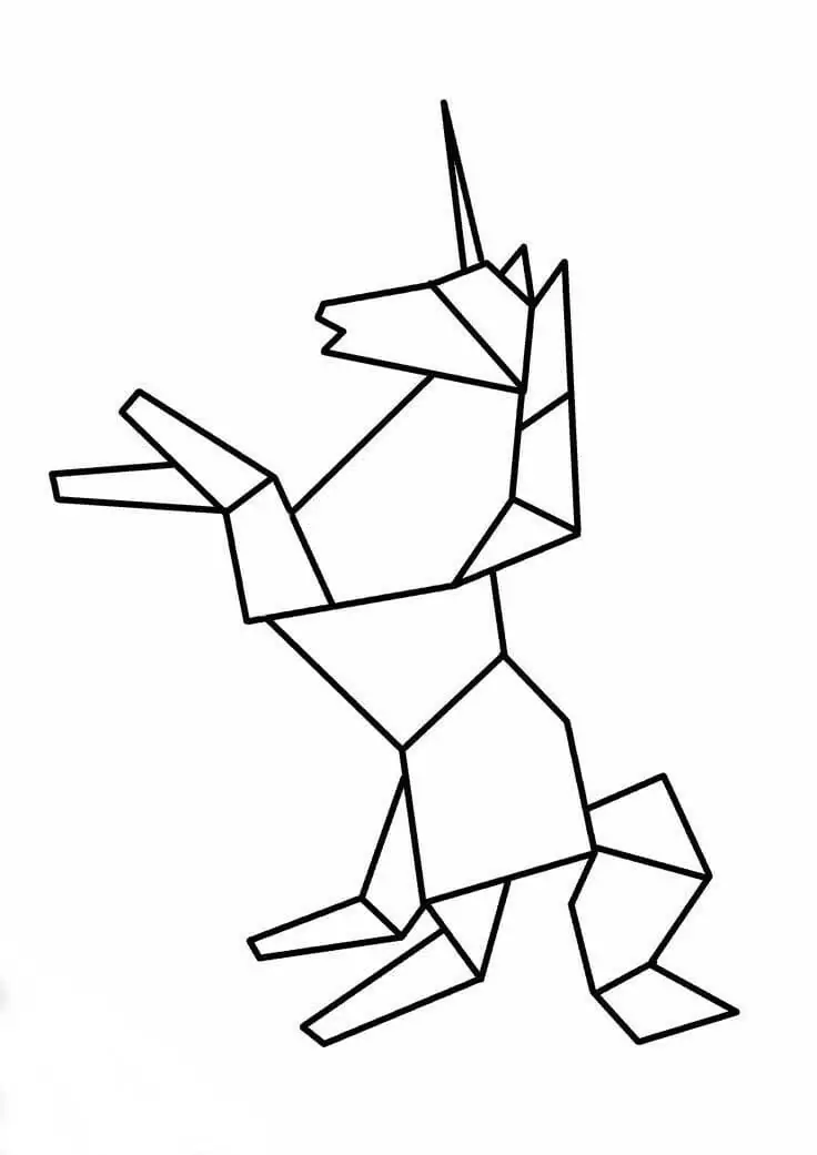 Unicorn Origami