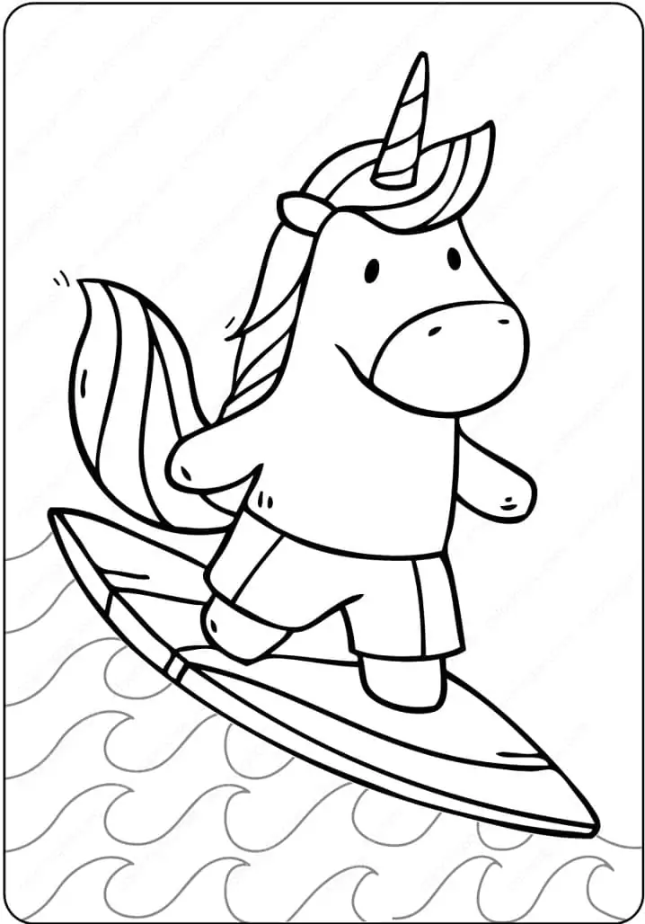 Unicorn Surfing