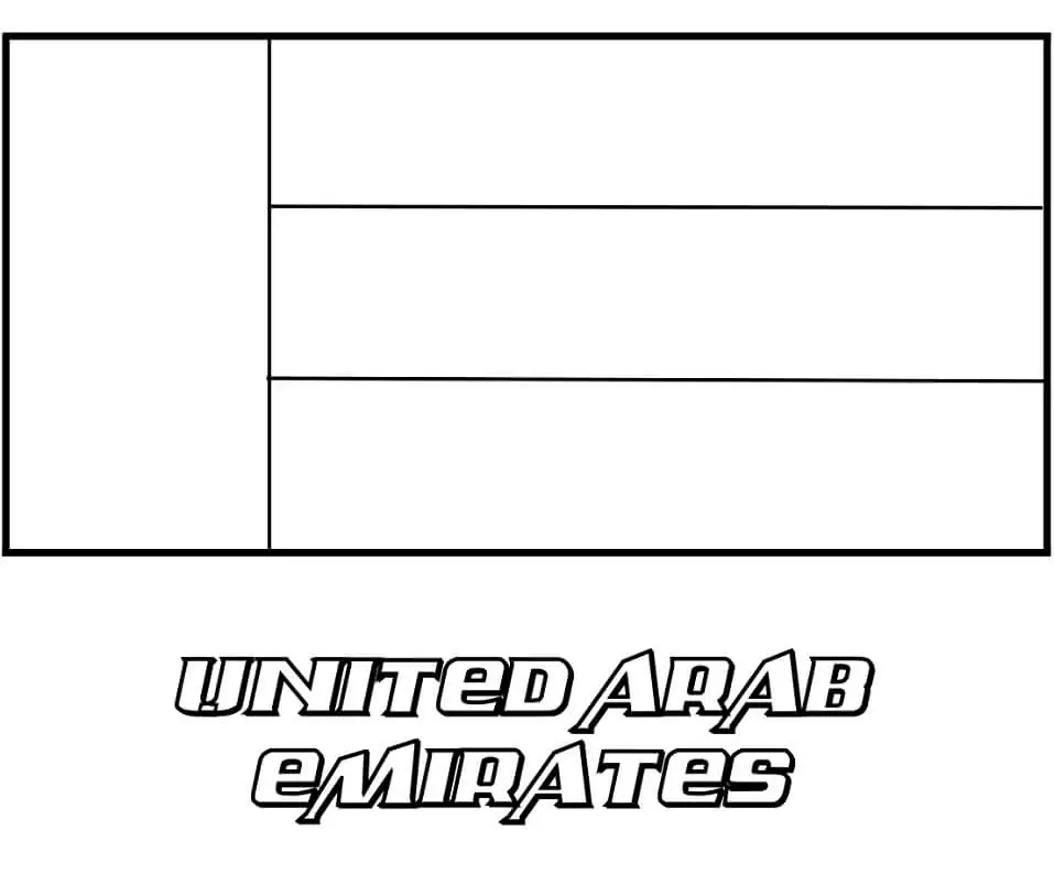 United Arab Emirates's Flag