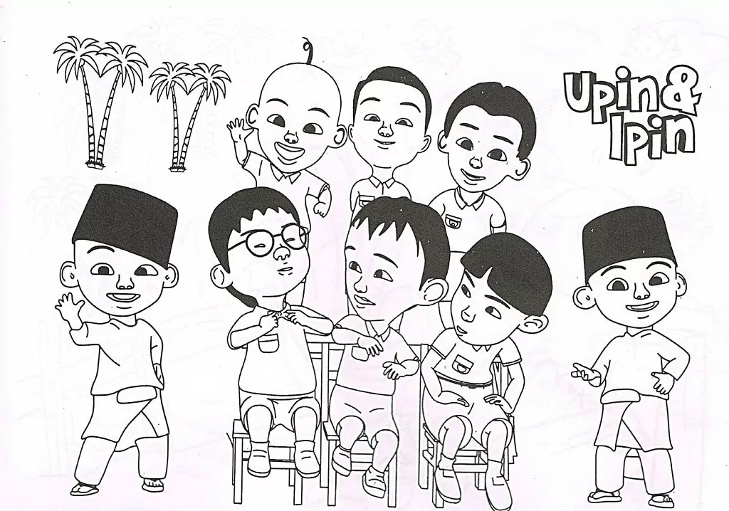 Upin and Ipin with Friends