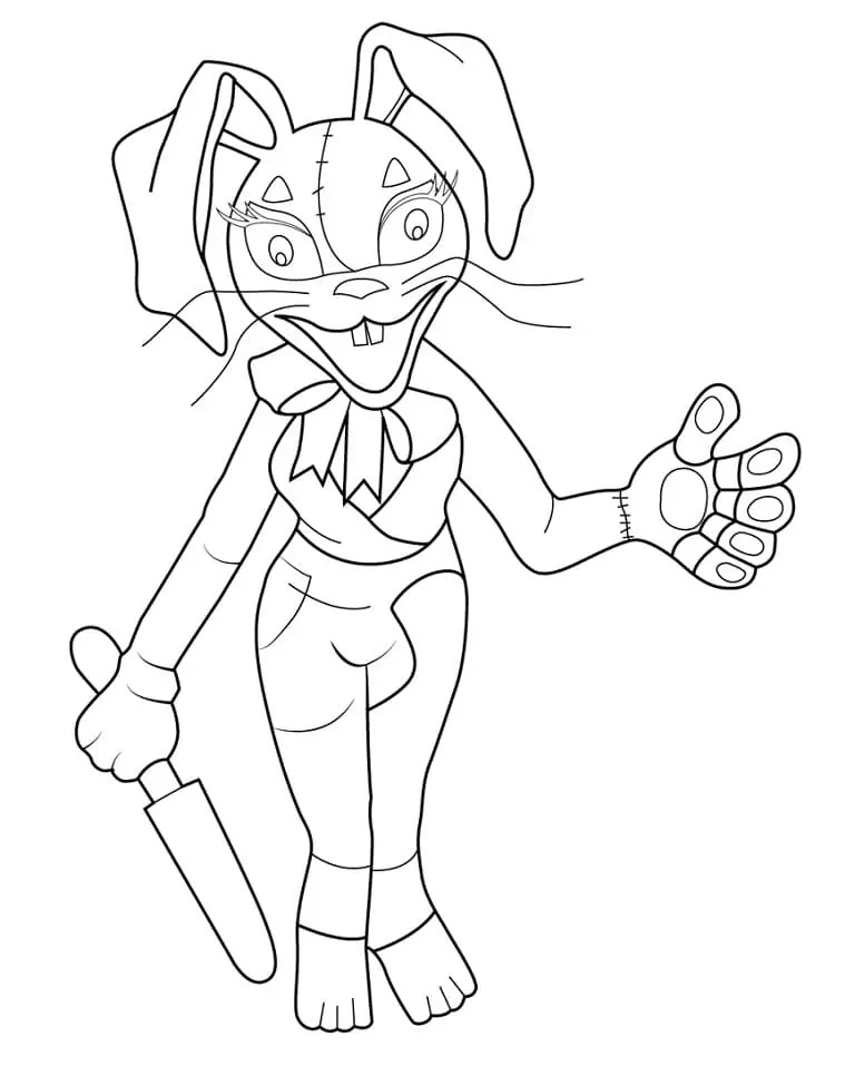 Vanessa FNAF Coloring Page - Free Printable Coloring Pages for Kids