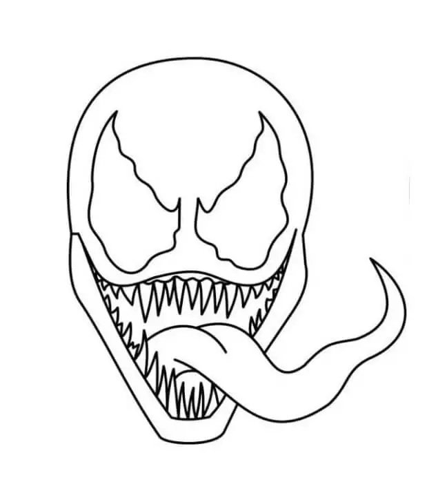 Venoms Gesicht