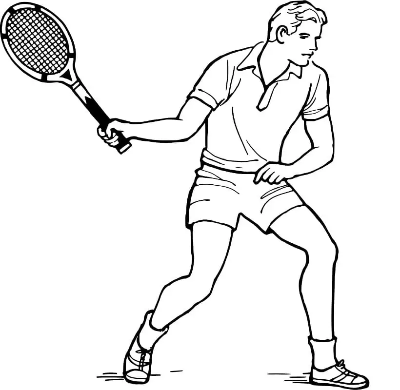 Vintage Tennis Player