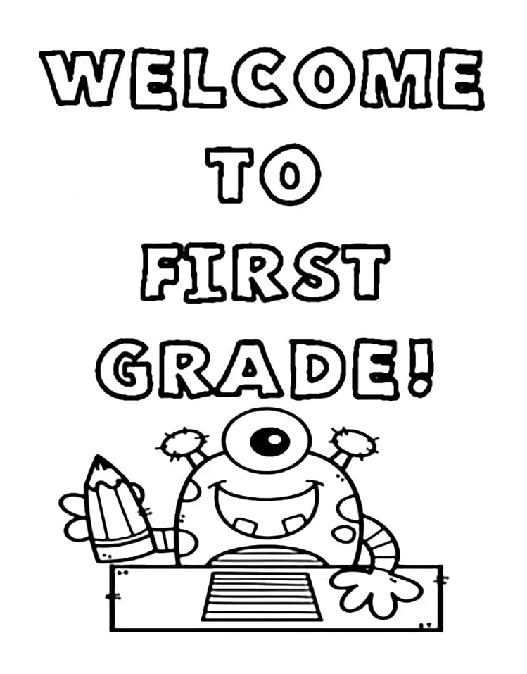 Welcome to First Grade to Print