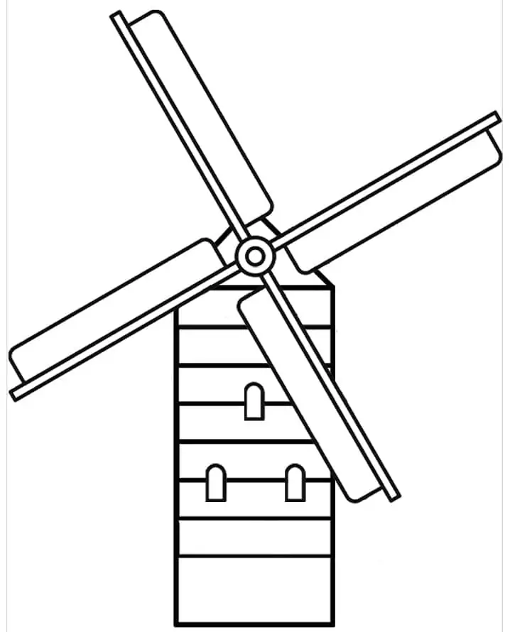 Windmill Free Printable