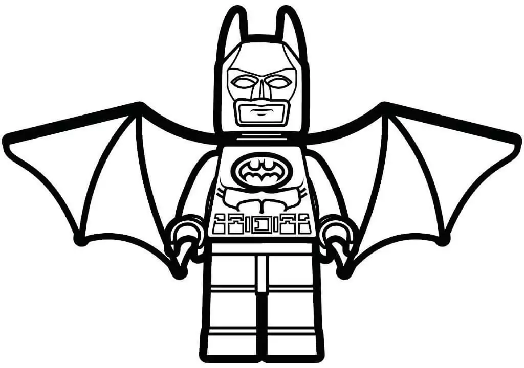 Geflügelter Lego-Batman
