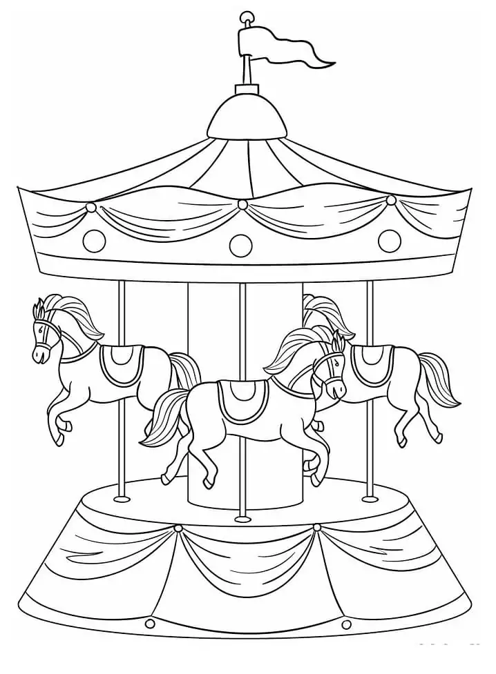Wonderful Carousel Horse