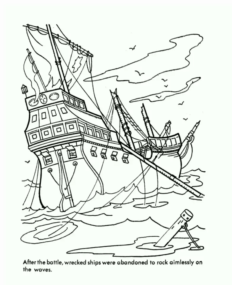 Wrecked Pirate Ship