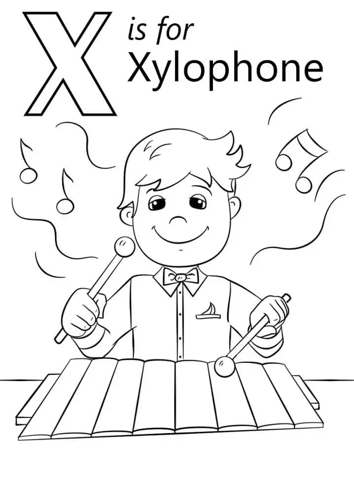 Xylophone Letter X 1