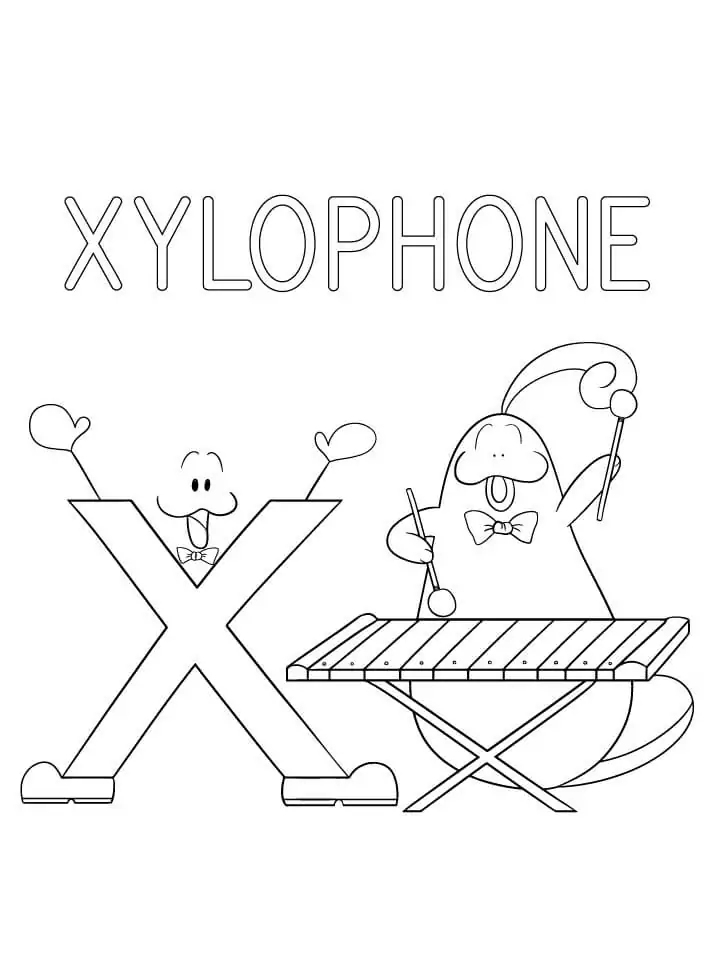 Xylophone Letter X 4