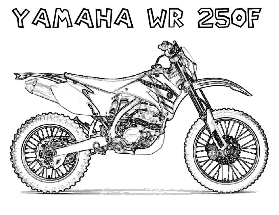 Yamaha WR 250F Dirt Bike