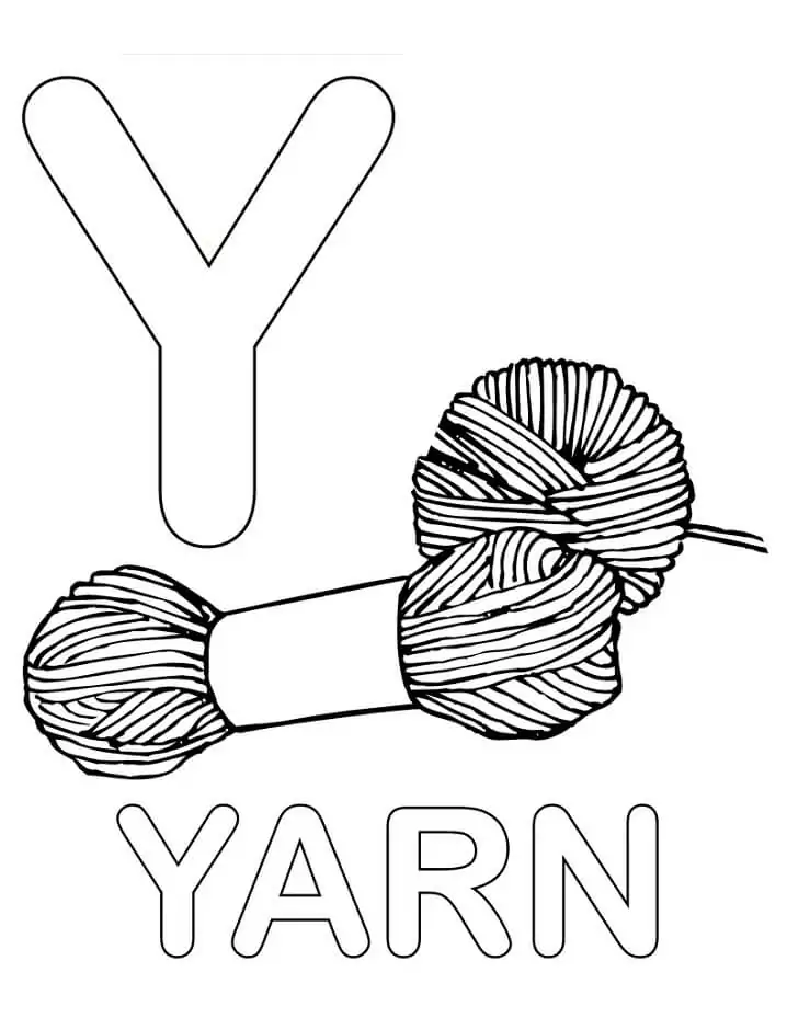 Yarn Letter Y