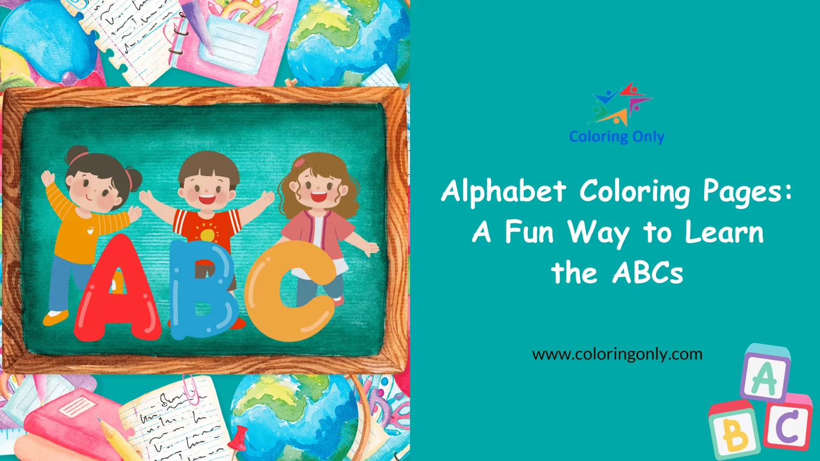 Alphabet Coloring Pages: A Fun Way to Learn the ABCs Färbung Seite