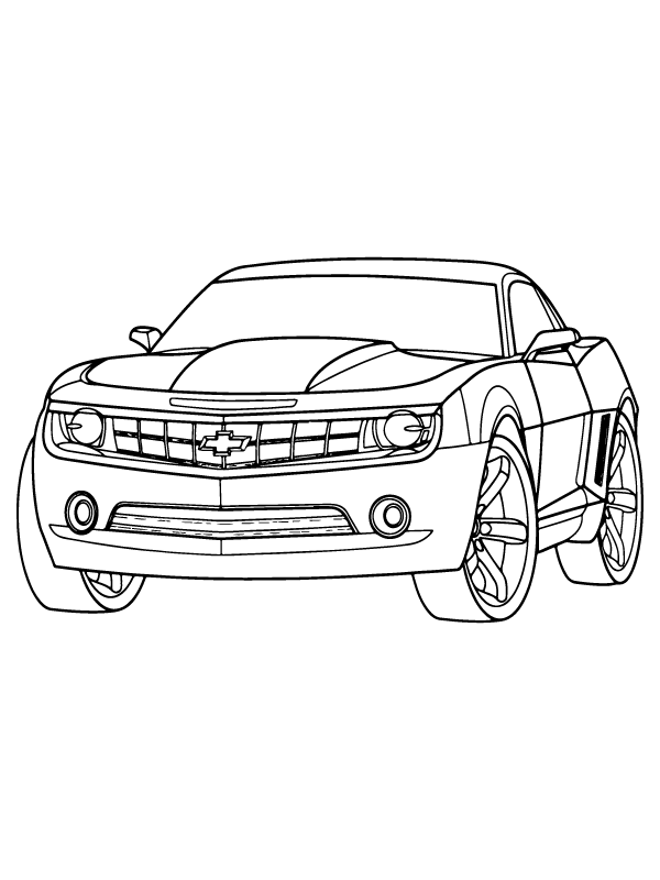 Great Car Design Coloring Page - Free Printable Coloring Pages for Kids