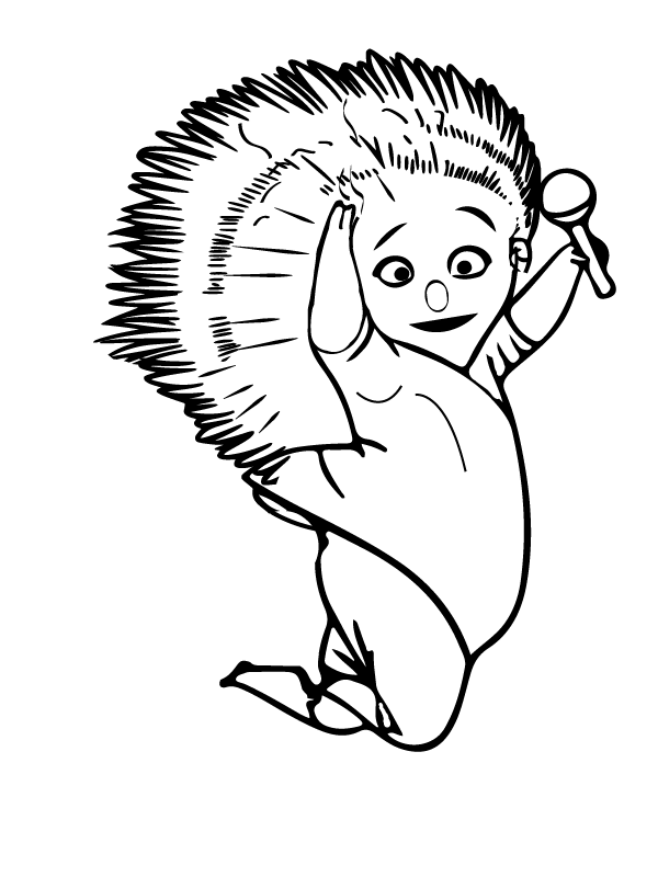 Super Star Ash from Sing - Coloring Pages