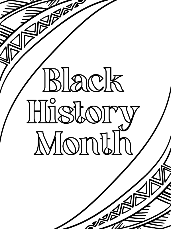 Free Black History Month Coloring Page - Free Printable Coloring Pages ...