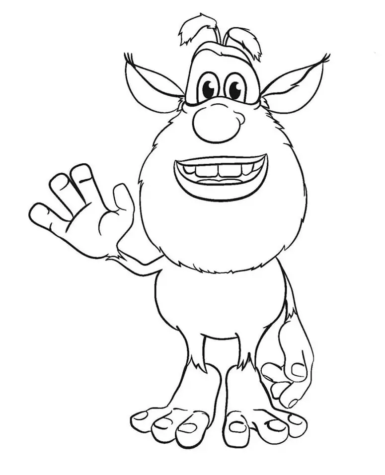 Booba Coloring Page