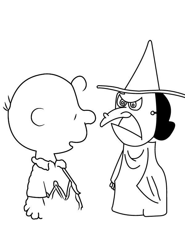 Charlie Brown Halloween - Coloring Pages