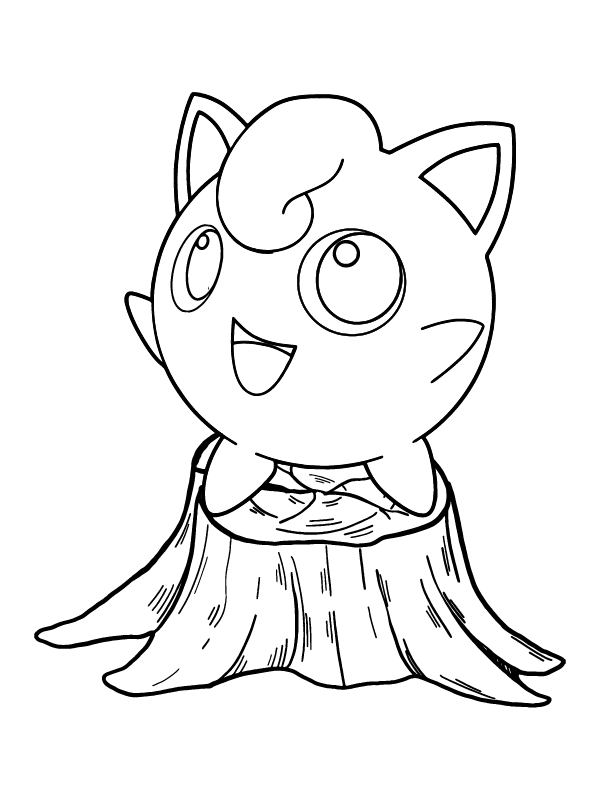 16+ Jigglypuff Coloring Page