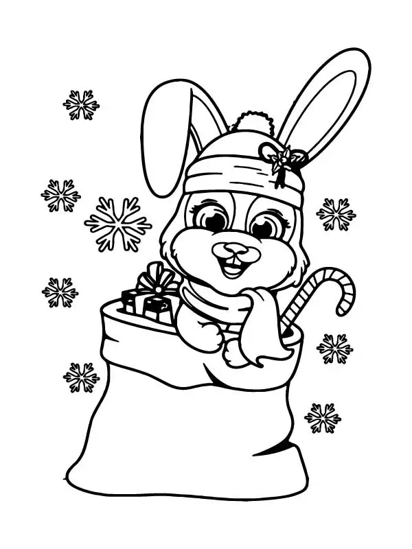 Christmas Sleigh Coloring Page - Free Printable Coloring Pages for Kids