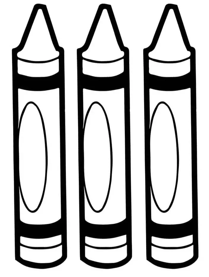 Crayons Coloring Page Free Printable Coloring Pages for Kids