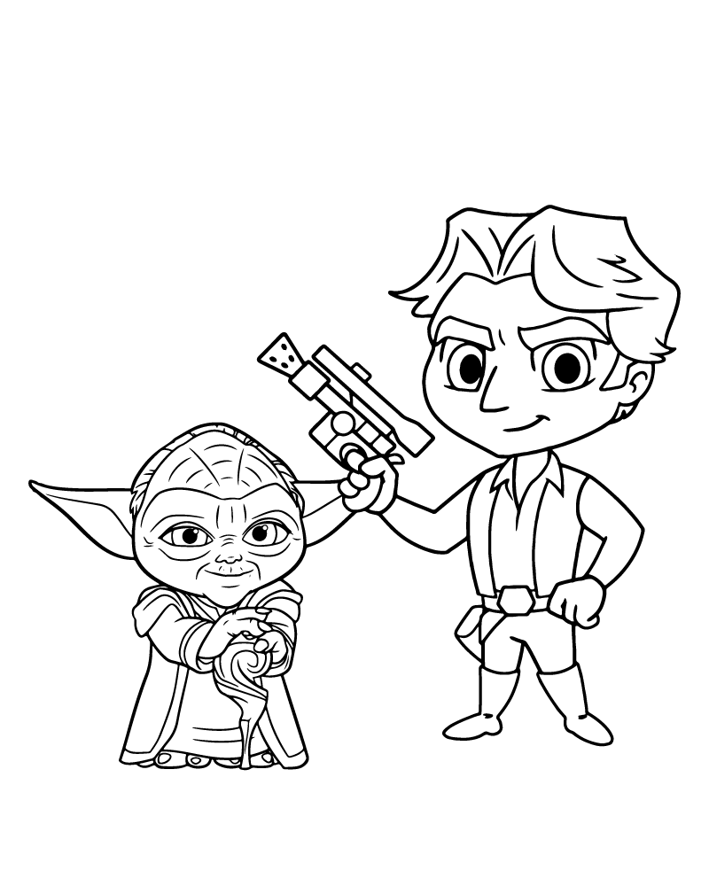 Star Wars: Young Jedi Adventures Coloring Page