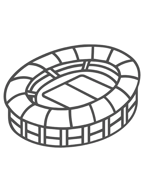 Small Football Stadium Coloring Page - Free Printable Coloring Pages ...