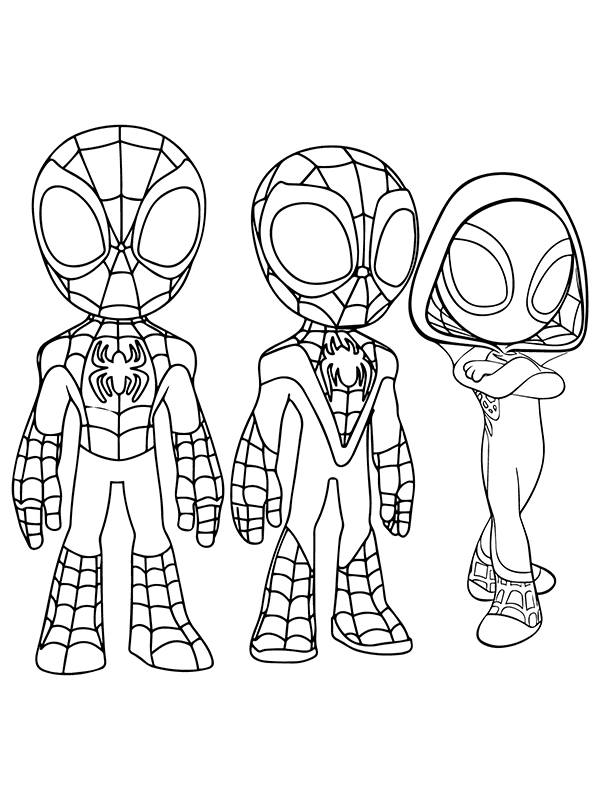 Ghost Spider - Coloring Pages