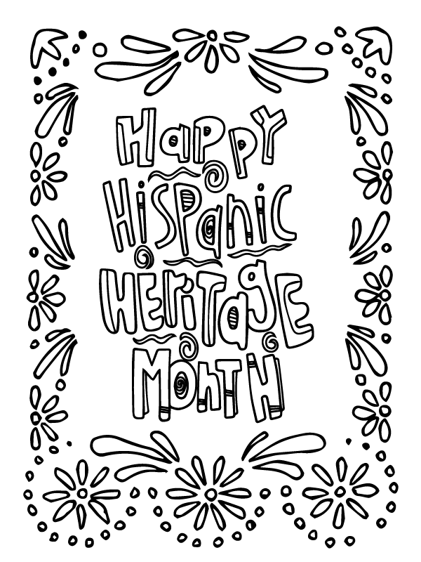 Hispanic Heritage Month Coloring Page Free Printable Coloring Pages For Kids Hispanic Heritage Month Coloring Page Free Printable Coloring Pages For Kids