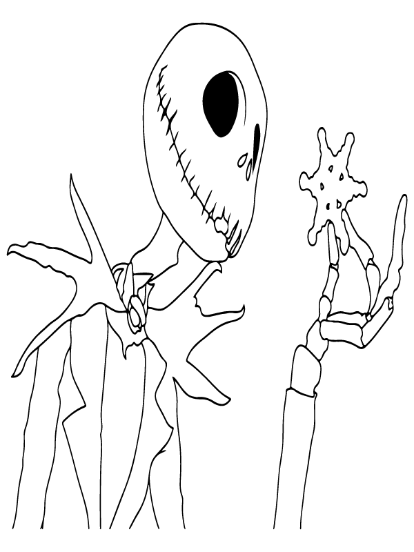 Jack Skellington Coloring Page