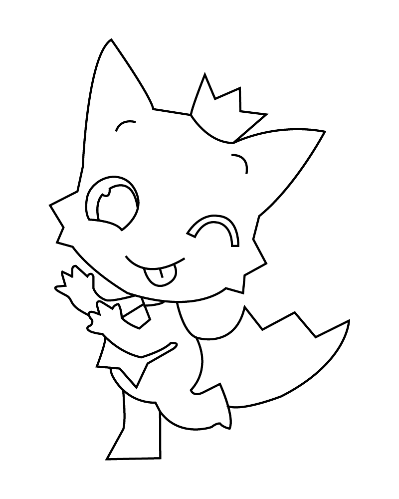 Pinkfong - Coloring Pages