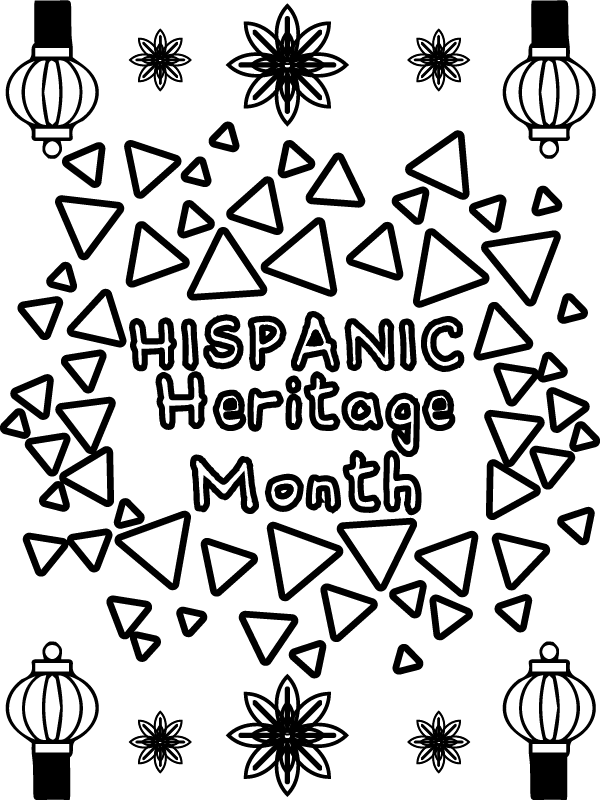 Hispanic Heritage Month Coloring Page