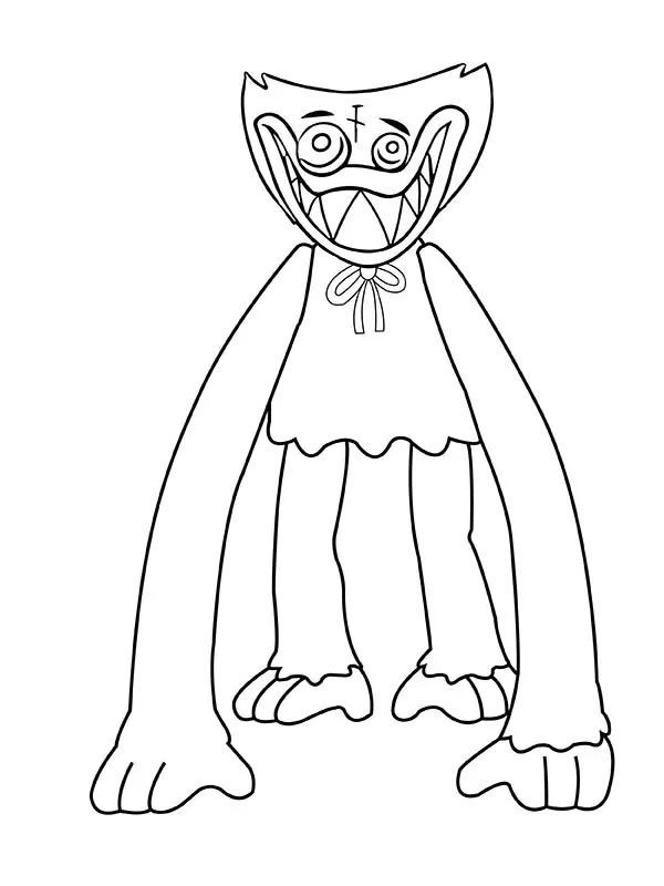 Huggy Wuggy - Coloring Pages